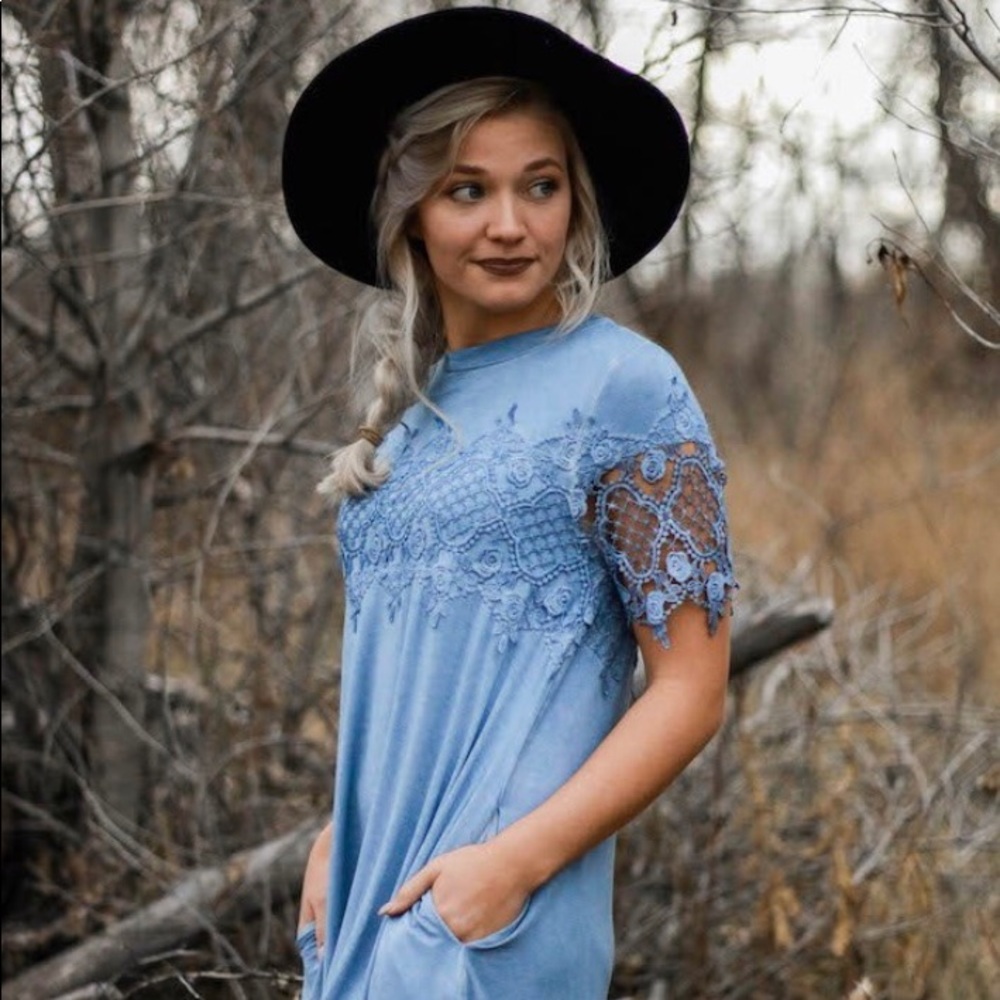 Andre by Unit Baby Blue Dress